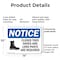 Signmission 10 in Height, 14 in Width, Plastic, Rectangle OS-2PACK-NS-P-1014-L-10686 - alternate 4